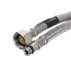 Подводка гибкая для смесителя с коротким наконечником 1/2"ВР-10 мм шланг PEX 100 см