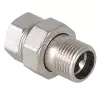 Сгон прямой американка VALTEC 1" НР-ВР латунь никелированная