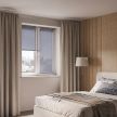 Шторы рулонные серые NEODECO Фаро