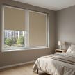Шторы рулонные блэкаут бежевые NEODECO Базовый