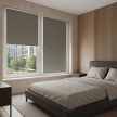 Шторы рулонные блэкаут коричневые NEODECO Базовый