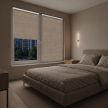 Шторы рулонные блэкаут бежевые NEODECO Модерн