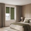 Шторы рулонные зеленые NEODECO Базовый