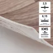 Линолеум Аванта Кларисса 2 3 м/2,5 мм/0,15 мм