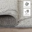 Ковер Gela 0D542A 2,0х3,0 м светло-серый