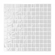 Мозаика Темари керамогранит серебряная 29,8х29,8х0,35 см