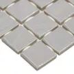 Мозаика Темари керамогранит серебряная 29,8х29,8х0,35 см