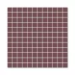Мозаика Темари бордовая матовая 29,8х29,8 см