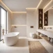 Керамогранит 60х120 см Соло крема матовый ректификат