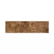 Плитка клинкерная фасадная Теннесси 3Т коричневая 6,5х24,5 см