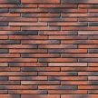 Фасадная плитка Дорн брик красный 39,6х3,7х1,9 см упаковка 1,52 м2