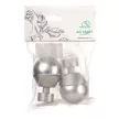 Наконечник d16 мм Жемчужина никель-сатин/хром 2 шт