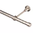 Штанга витая d25 мм никель-сатин 2 м