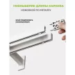 Карниз металлический 2-рядный Шарм Хай-тек белый 3,2 м