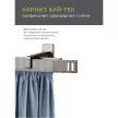Карниз металлический 2-рядный Квадро Хай-тек сатин 3,2 м