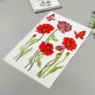 Наклейка Красные маки 32х50 см