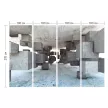 Фотообои флизелиновые 3D FUSION Бетонная комната Flizetto 400х270 см