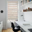 Рулонная штора День-Ночь NEODECO 60х160 см бежевая