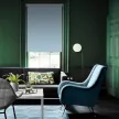 Рулонная штора светонепроницаемая NEODECO 60х160 см голубая