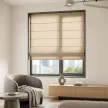 Штора римская без карниза NEODECO Шарм 120х160 см светло-бежевая