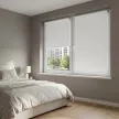 Рулонная штора блэкаут 40х155 см NEODECO Базовый белая