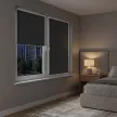 Рулонная штора блэкаут 40х155 см NEODECO Базовый графит