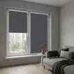 Рулонная штора блэкаут 40х155 см NEODECO Базовый графит