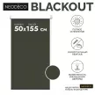 Рулонная штора блэкаут 50х155 см NEODECO Базовый зеленая