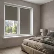 Рулонная штора блэкаут 40х155 см NEODECO Базовый коричневая