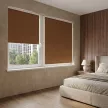 Рулонная штора блэкаут 40х155 см NEODECO Базовый терракотовая