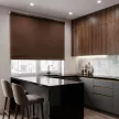 Рулонная штора 120х155 см NEODECO Базовый коричневая