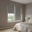 Рулонная штора блэкаут рогожка 40х160 см NEODECO Модерн серая