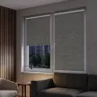 Рулонная штора блэкаут рогожка 40х160 см NEODECO Модерн серая
