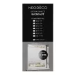 Шторы плиссе блэкаут 60х240 см NEODECO белая