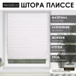 Шторы плиссе блэкаут 70х240 см NEODECO белая