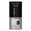 Шторы плиссе блэкаут 80х240 см NEODECO белая