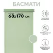 Рулонная штора тканевая Басмати 68х170 см зеленая
