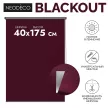 Рулонная штора светонепроницаемая NEODECO D27 0,4х1,75 м марсала