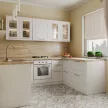 Римская штора NEODECO 100х175 см экрю