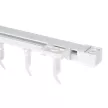 Потолочный карниз NEODECO алюминиевый 1-рядный 180 см белый
