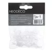 Крючок для алюминиевого карниза NEODECO прозрачный 50 шт