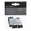 Крепление для алюминиевого 1-рядного карниза NEODECO 5 шт черное