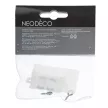 Торцевая заглушка для алюминиевого 1-рядного карниза NEODECO 2 шт белая