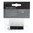 Торцевая заглушка для алюминиевого 1-рядного карниза NEODECO 2 шт черная