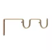 Держатель для карниза круглый 2-рядный d20 мм золото матовое