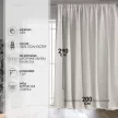 Штора Лучино лен 200х290 см песочная