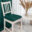 Подушка на стул CITY GLAM 38х38 см изумрудная
