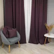 Штора NEODECO Блэкаут 80% 150х280 см лиловая