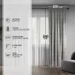 Штора Бархат Елочка 200х280 см серо-бежевая