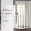 Тюль Вуаль 300х310 см молочный